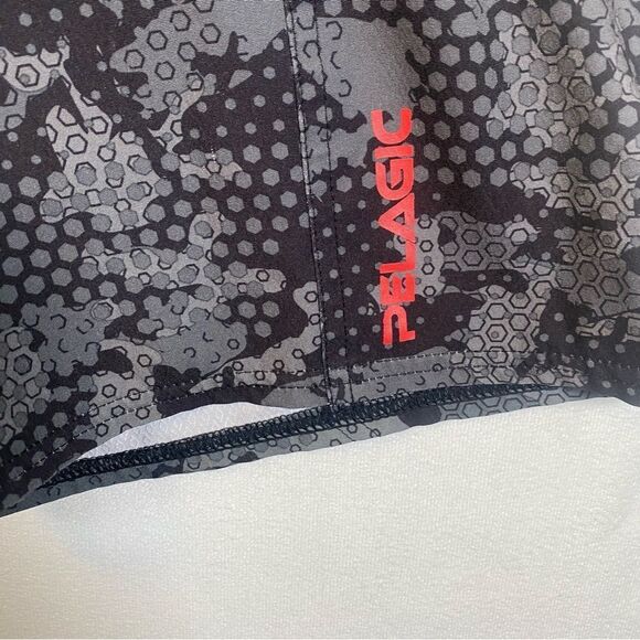 Pelagic Sharkskin Pro Ambush Camo Black Print Board Shorts Size 30 - Picture 8 of 15